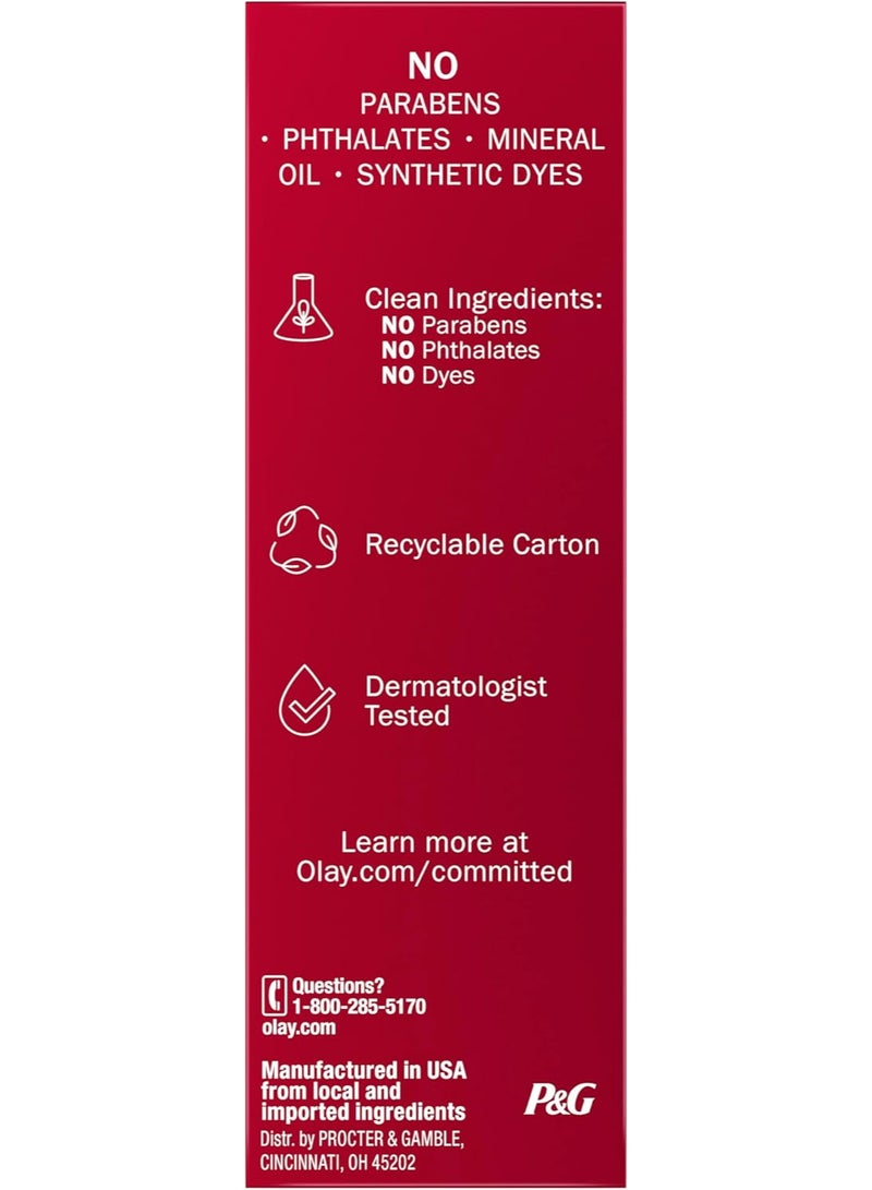 Olay Regenerist Micro-Sculpting Cream Face Moisturizer with Sunscreen SPF 30 Broad Spectrum 1.7 Fl Oz, Serum + SPF 30 - Image 3